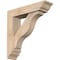 Ekena Millwork Funston Traditional Smooth Bracket w/ Offset Brace, Douglas Fir, 5 1/2"W x 22"D x 22"H BKT0604X22X22FST01SDF - alternate 1